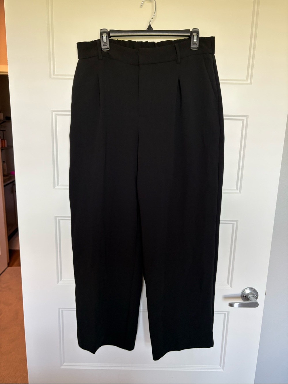 A New Day Black Straight Leg High-Rise Pants
